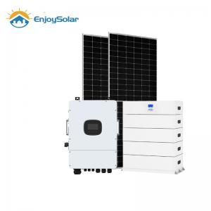 Enjoy EU 8kw 10kw 15kw 20kw hybrid solar system with lithium battery for house use