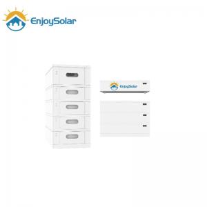 Enjoy Stacked 10.24kwh 20kwh 30kwh 40kwh 46.08kwh high Voltage Lifepo4 battery solar energy storage system